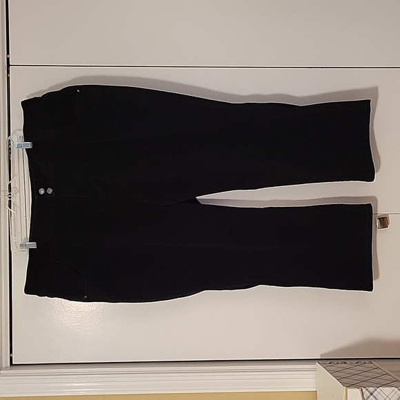 Lane Bryant black corduroy flat front pants size 28 petite - Picture 5 of 5